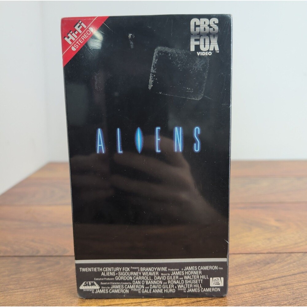 Aliens (1986) White CBS FOX Watermark - VHS Tape - RARE New Sealed Alien